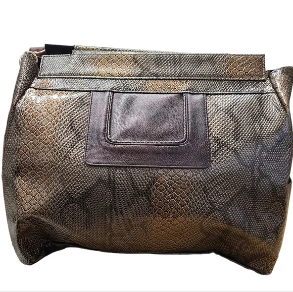 MICHE Brown Snakeskin Bag - Picture 5 of 11
